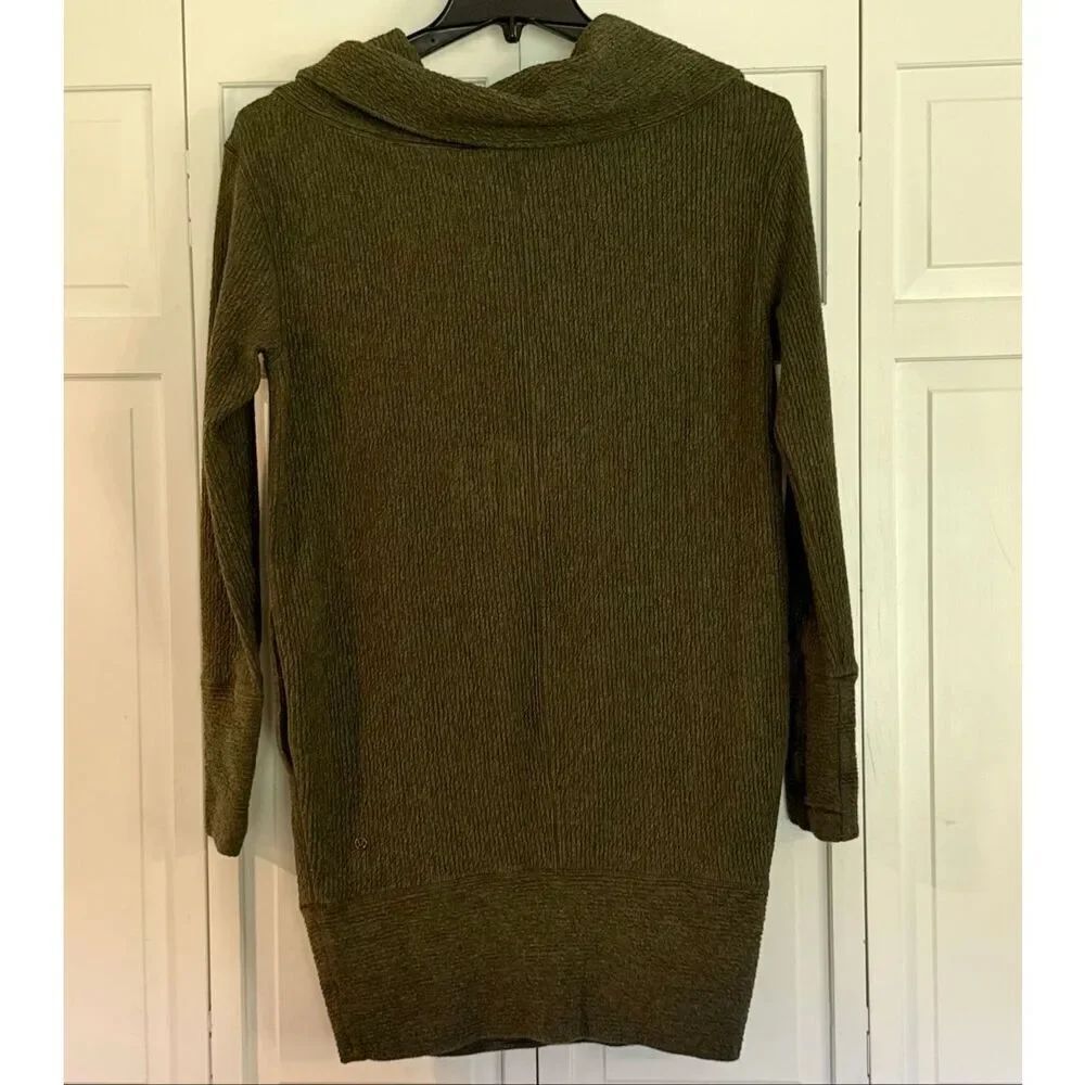 Lululemon along the way green dress olive green small - Picture 5 of 11